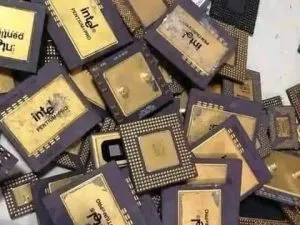 Ceramic CPU Gold Processor